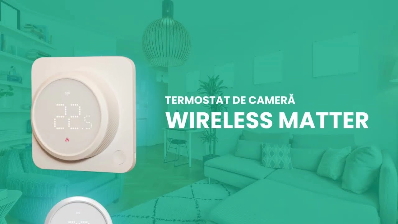 IT850 - Kit termostat wireless habi Matter | Control inteligent al încălzirii