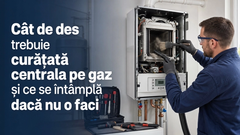 Cât de des trebuie curățată centrala pe gaz și ce se întâmplă dacă nu o faci