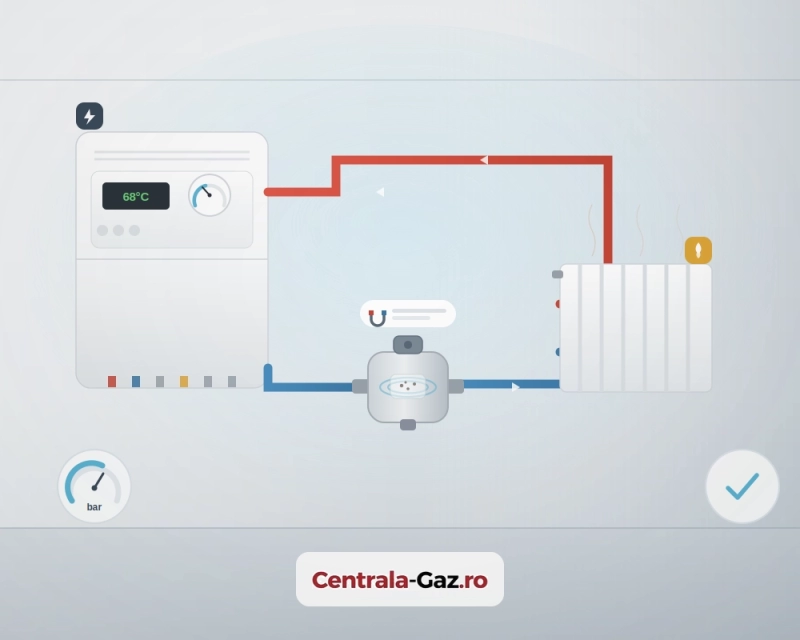 Cum prepari corect instalatia de incalzire inainte de montarea centralei pe gaz