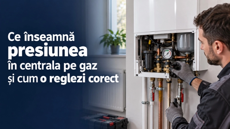 Presiunea in centrala pe gaz: valori, probleme si diagnostic corect