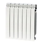 Calorifer din aluminiu Global Vox Extra 600 cu 7 elementi, inaltime interax 600 mm, putere 1218 W, 10 ani garantie