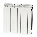 Calorifer din aluminiu Global Vox Extra 600 cu 8 elementi, inaltime interax 600 mm, putere 1392 W, 10 ani garantie
