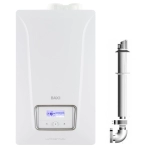 Centrala termica pe gaz in condensare Baxi Luna Century 24 kW, incalzire + ACM, kit evacuare inclus