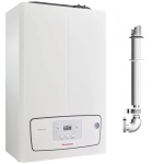Centrală termică pe gaz în condensare Immergas Victrix Tera 24/28 V3, 24 kW, kit evacuare inclus