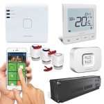 Pachet automatizare incalzire in pardoseala wireless si WI-FI, 9 circuite - 3 zone